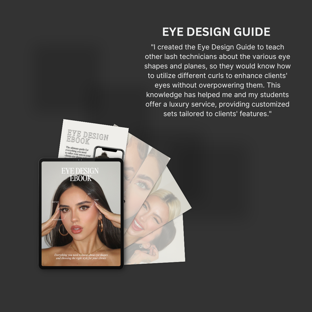 PAQUETE: Guía Wispy Lash Parte 1-4 + Libro electrónico sobre diseño de ojos